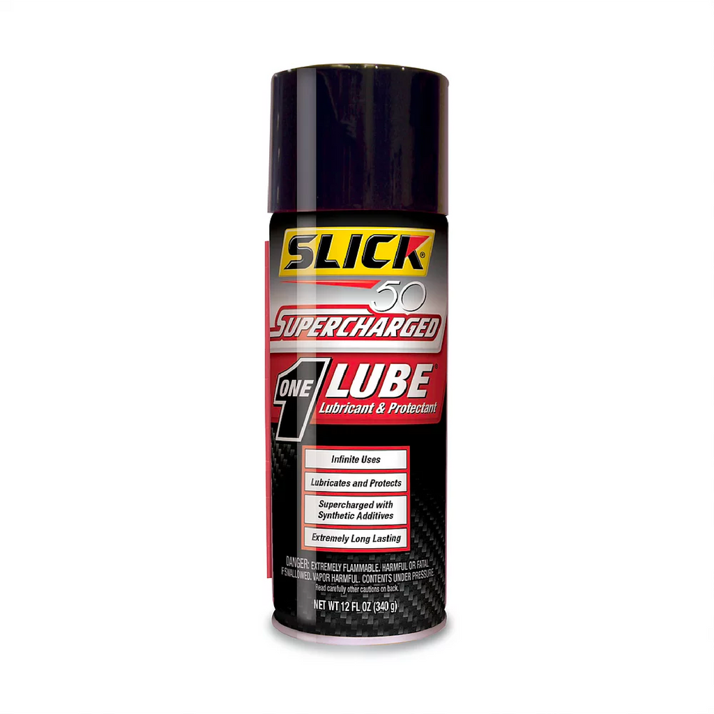 Slick 50 Supercharged One Lube Lubricant & Protectant Spray 12 oz,