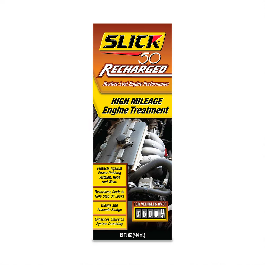 Slick 50 Recharged High Mileage Engine Treatment 15 oz,